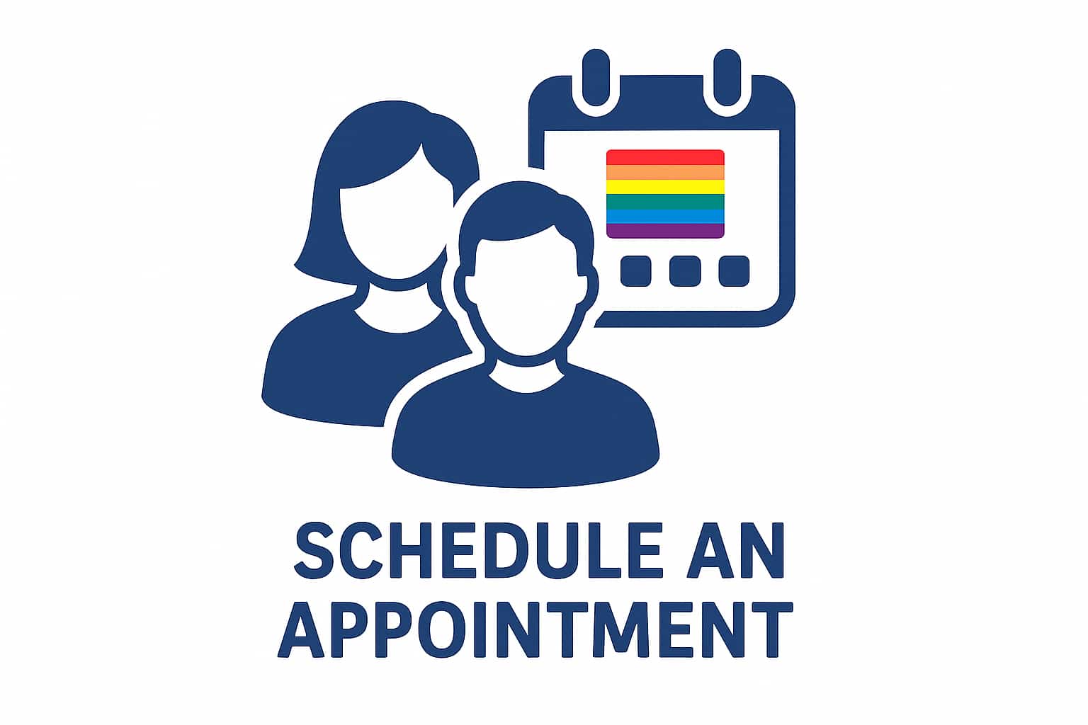 LGBTQ+ Fertility Services Appointment Schedule Icon